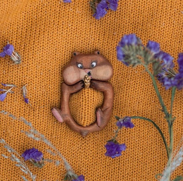 Алена Ольха и ее чудесные деревянные броши Алена Ольха и ее чудесные деревянные броши handmake,дерево,поделки своими руками,разное,украшения