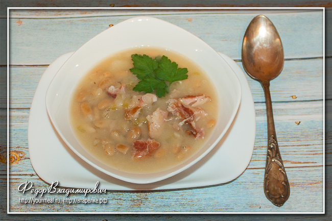 Знаменитый фасолевый суп Сената США кулинария,кухни мира,супы