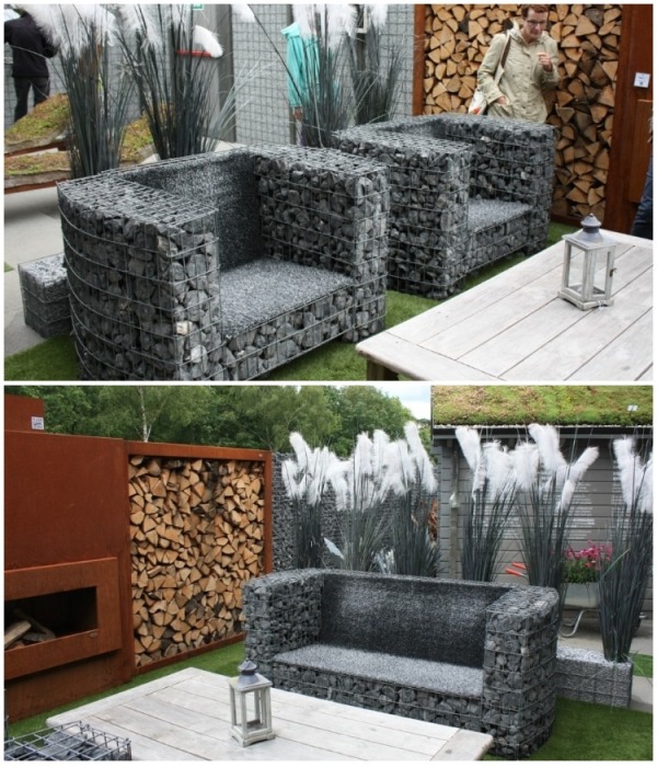 Габионы в ландшафтном дизайне, или Как при помощи нехитрой сетчатой конструкции и камня преобразить дачу Габионы в ландшафтном дизайне, или Как при помощи нехитрой сетчатой конструкции и камня преобразить дачу идеи,сделай сам