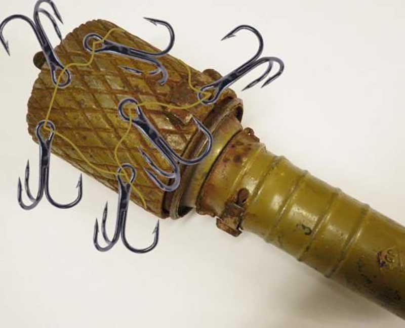 Зачем советские солдаты цепляли рыболовные крючки к гранатам в ходе ВОВ?