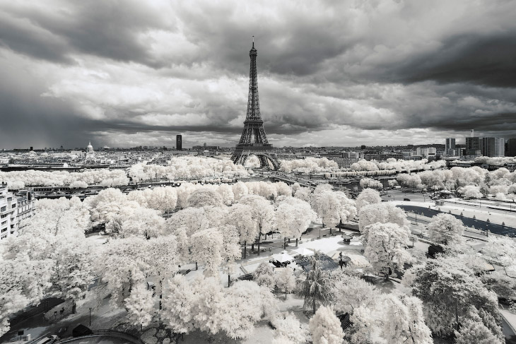 Инфракрасные снимки Франции