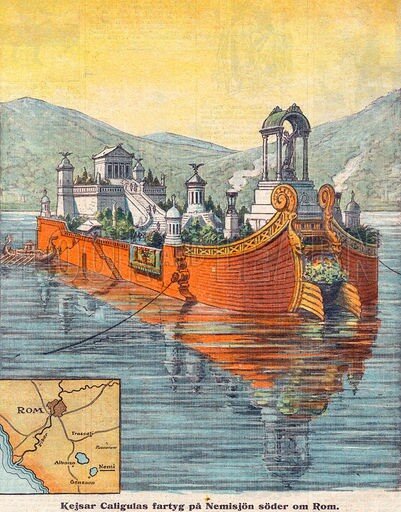 Гигантские загадочные корабли Калигулы корабли, которые, кораблей, артефакты, Муссолини, озеро, бронзовые, Калигулы, судна, корабля, технологий, некоторые, легенды, озера, судно, древние, загадочные, также, колонны, который