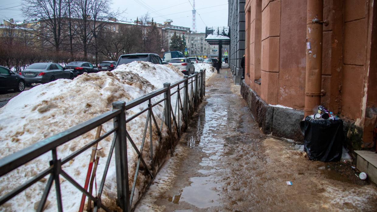 санкт петербург уборка снега