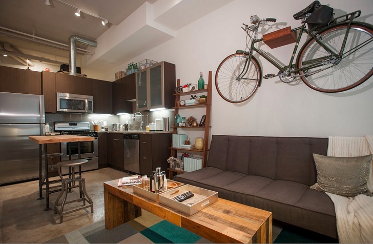 Спорт и жизнь: где хранить велосипед в маленькой квартире идеи для дома,интерьер и дизайн