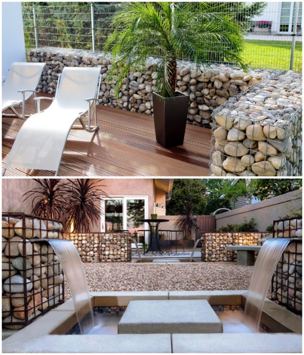 Габионы в ландшафтном дизайне, или Как при помощи нехитрой сетчатой конструкции и камня преобразить дачу Габионы в ландшафтном дизайне, или Как при помощи нехитрой сетчатой конструкции и камня преобразить дачу идеи,сделай сам