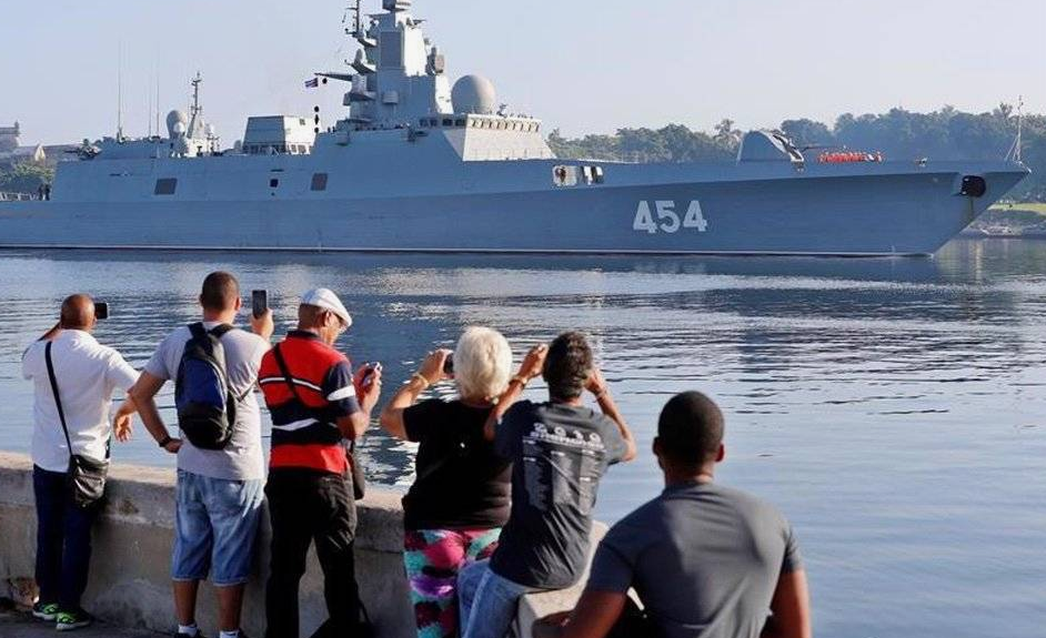 Остров Свободы радостно приветствовал российский отряд кораблей. Фото Prensa Latina