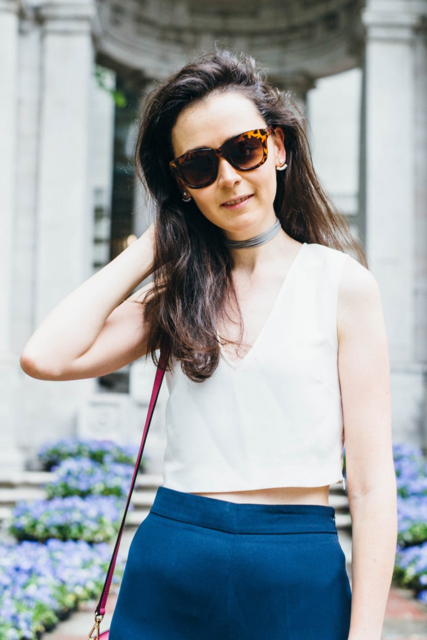 how to wear culottes in summer 4