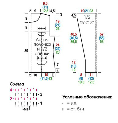 Стильный вязаный жакет крючком с имитацией карманов вязание своими руками,жакет,Одежда