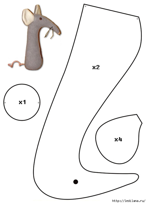 Символ 2020 Выкройки для пошива мышат/крысят выкройка мышат,рукоделие,своими руками