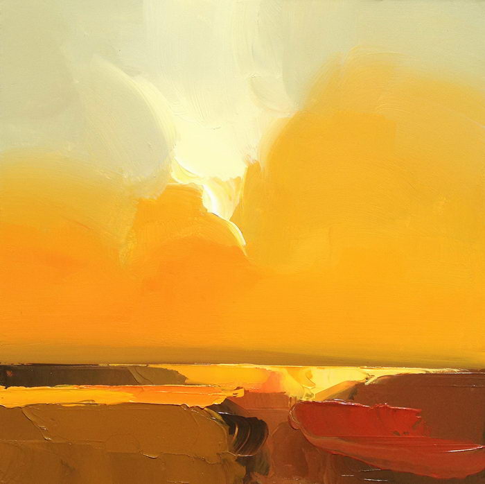 Абстрактные картины маслом. Природа, выраженная с помощью красочных пятен 