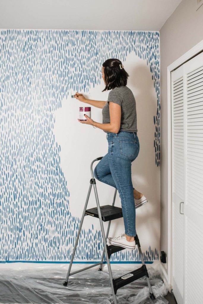Только краска: сверхлёгкий способ украсить стену за один вечер