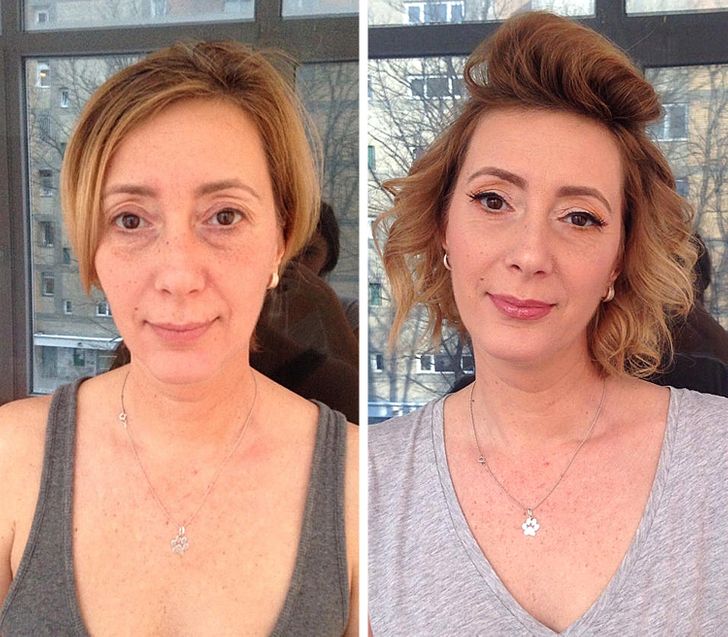 12+ ярких преображений с помощью макияжа, которые бросают вызов возрасту