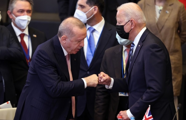 Реджеп Эрдоган и Джо Байден