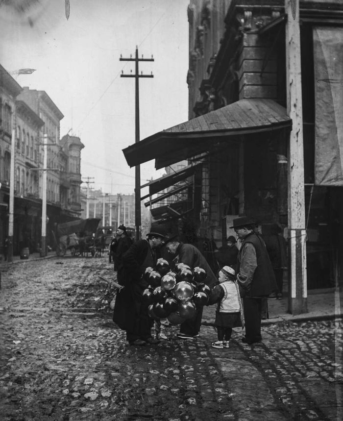 Чайна-таун в Сан-Франциско перед землетрясением 1906 года