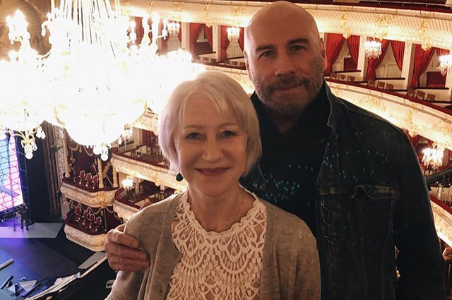 Хелен Миррен, Джон Траволта, Сергей Полунин и другие на театральной премии в Москве