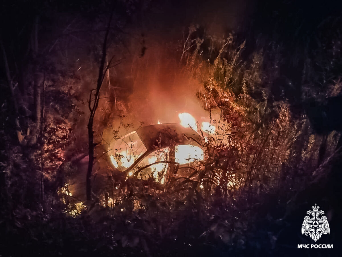В Смоленской области в сгоревшем автомобиле обнаружили тело мужчины