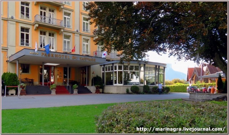 "Parkhotel Du Sauvagе" в Майрингене история, музеи, факты, фото