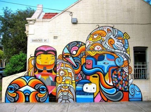 Весёлый стрит-арт 