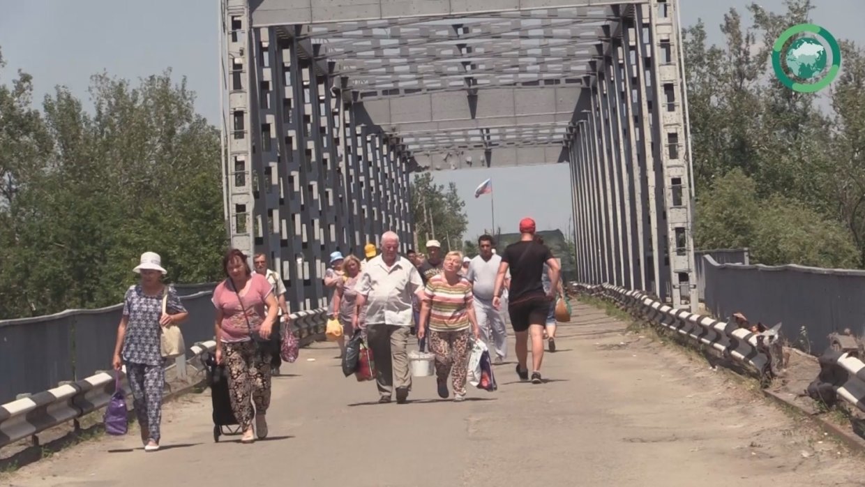 Мост в станице луганской сегодня