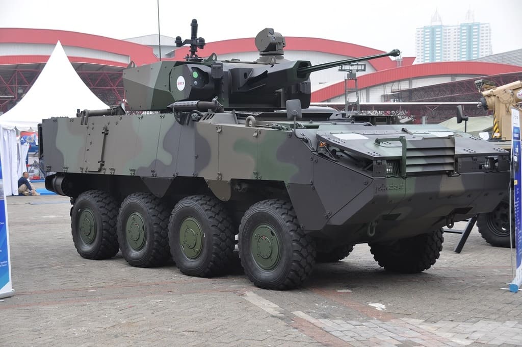 бронетранспортер pandur II, бронетранспортер, indo defense 2018, необитаемый боевой модуль