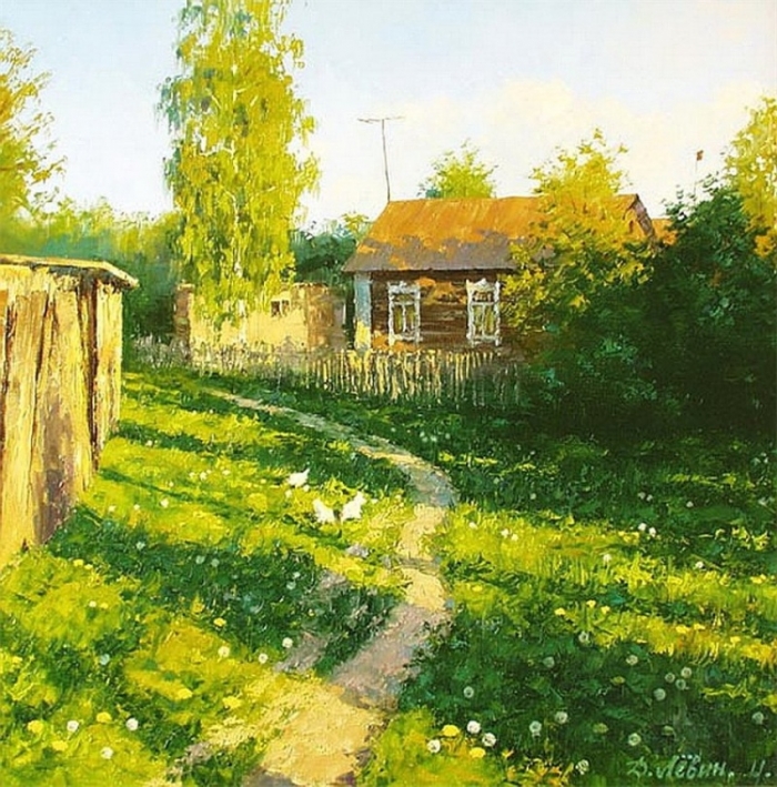 Дмитрий Лёвин - художник русского пейзажа живопись