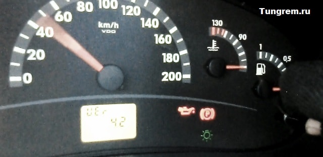 Диагностика и коды ошибок комбинации приборов Лада Калина