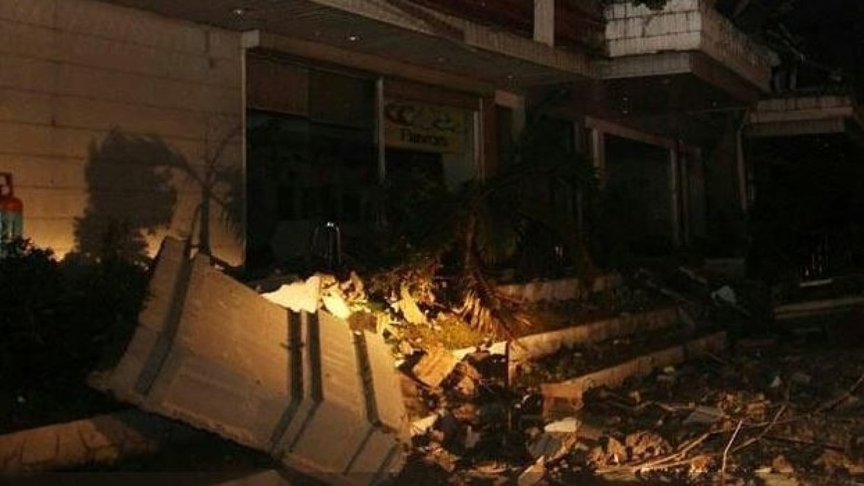 Школа землетрясение