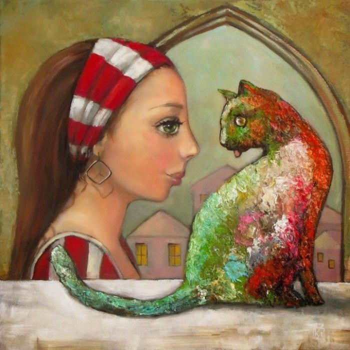 Фигуративные картины в наивном стиле. Мариана Калачева Мариана Калачева