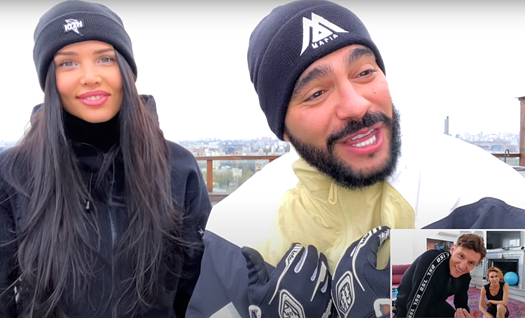 Тимати и Анастасия Решетова провели зарядку с Ляйсан Утяшевой и Павлом Волей