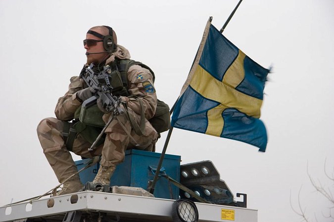 Военнослужащий шведской армии
