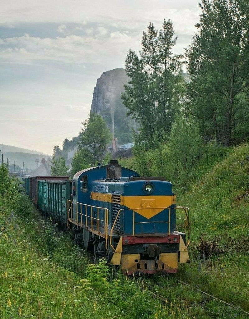 Романтическое железнодорожье путешествия