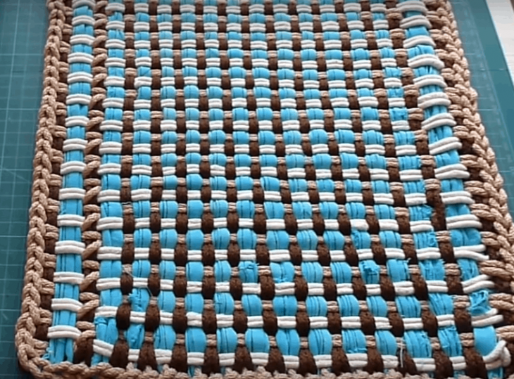 Красивый коврик за один вечер Красивый коврик за один вечер женские хобби,коврик,поделки,рукоделие,своими руками