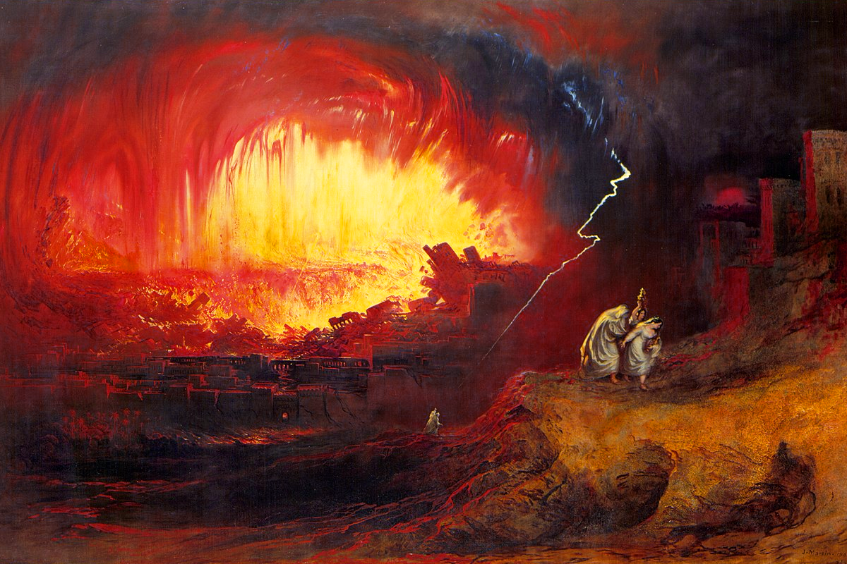 Джон Мартин, Уничтожение Содома и Гоморры, 1852 год