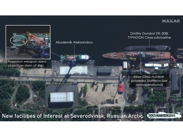 Снимки со спутника: Гигантская российская ядерная торпеда, способная уничтожать американские авианосцы Снимки со спутника: Гигантская российская ядерная торпеда, способная уничтожать американские авианосцы оружие