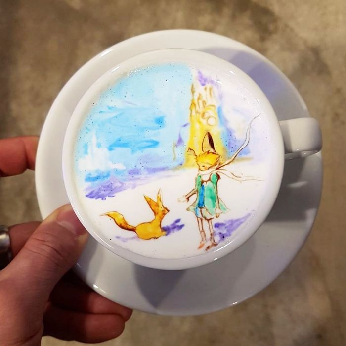 Artistic Barista From Korea Who Draws Art On Coffee.