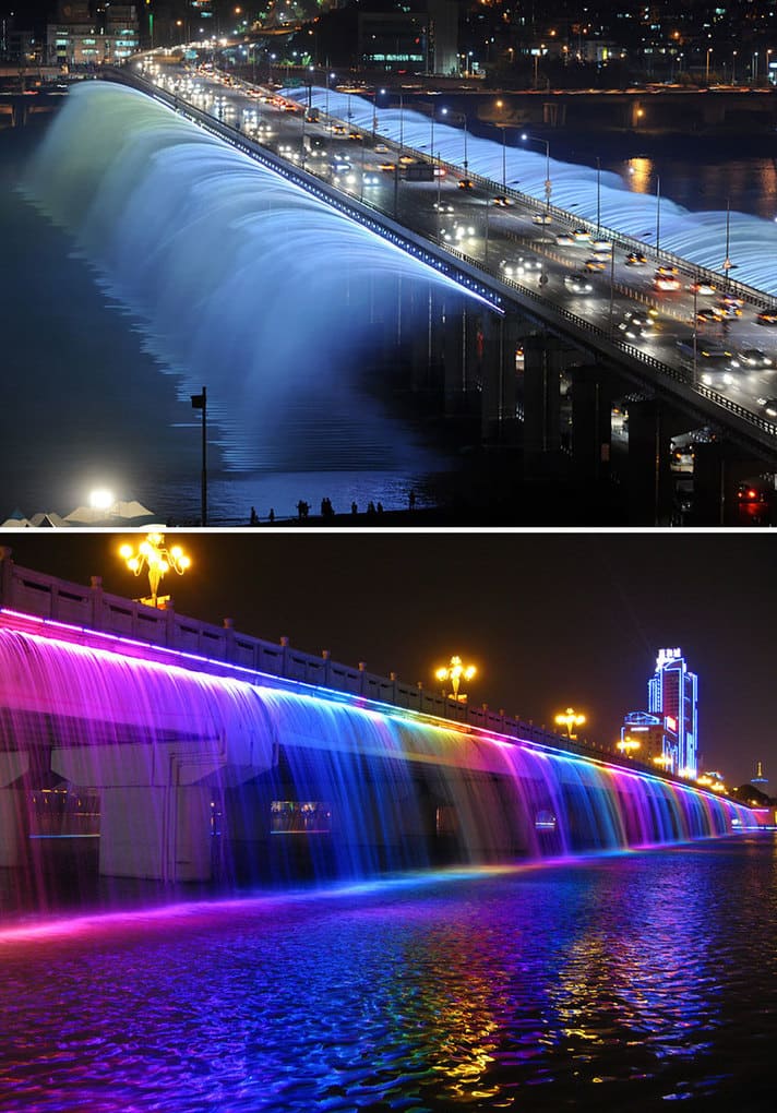 Banpo Bridge, Seoul, South Korea Banpo Bridge, Seoul, South Korea