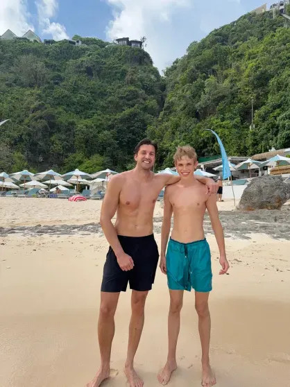 Артём Воробьёв и сын Елены Перминовой