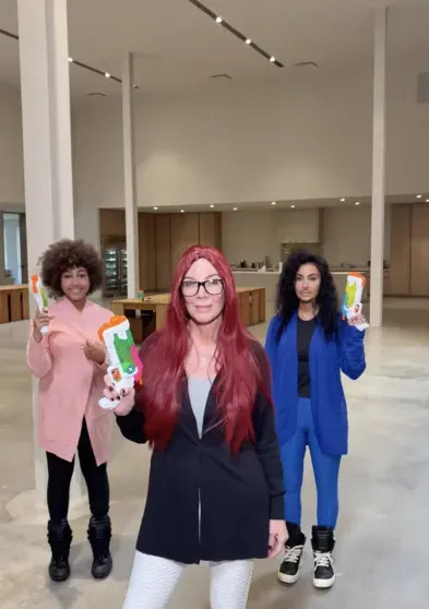 Норт Уэст, Крис Дженнер и Ким Кардашьян