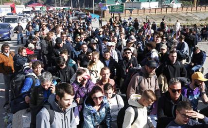 Российско-грузинская граница — Ирина, бегущая из России: «Осетины нас не уважают, в кафе дверь перед носом захлопнули»