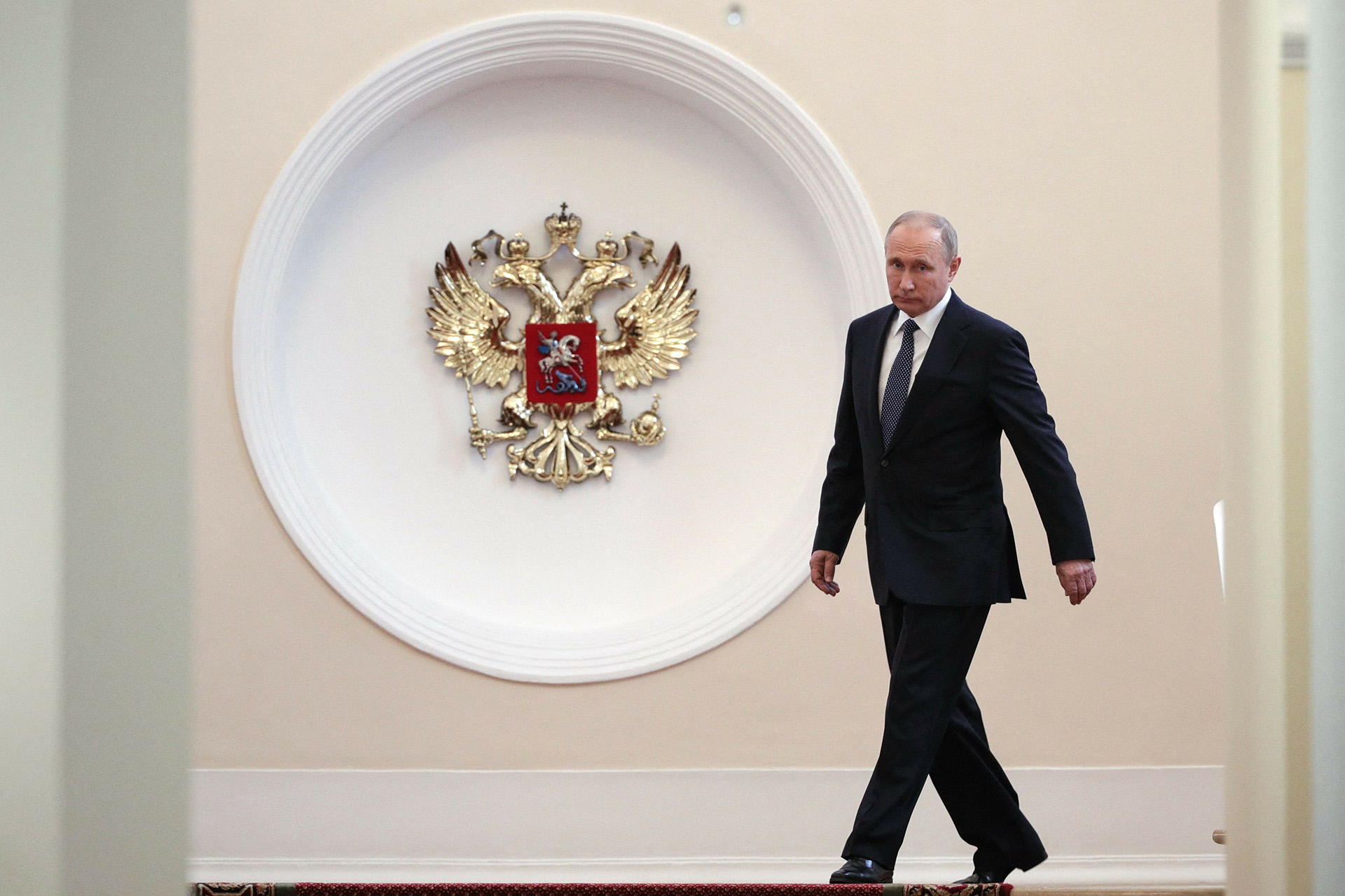 Владимир Путин перед церемонией инаугурации, 7 мая 2018 год
