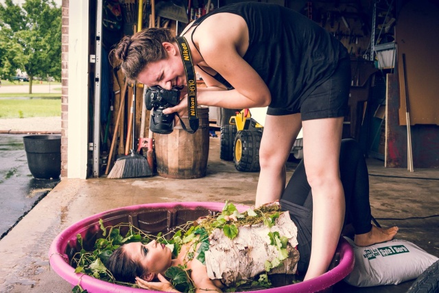 За кадром гламурной фотографии  