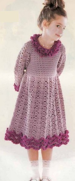 Схема платья для девочки