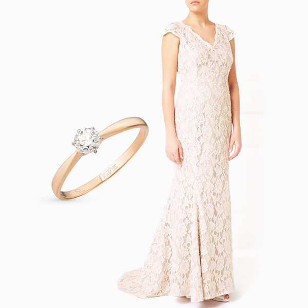 006 small5 Обручальное кольцо и свадебное платье – 6 стильных сочетаний