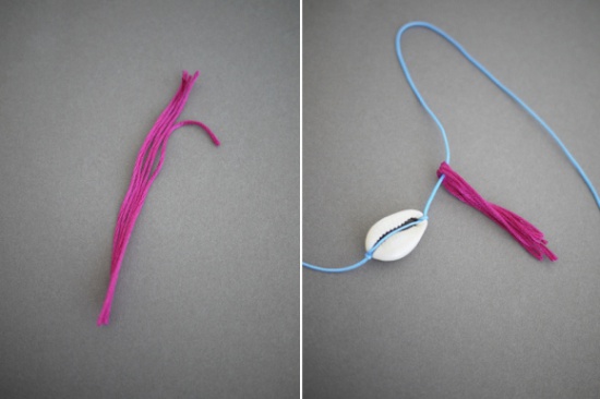 Изготовление браслета из ракушки