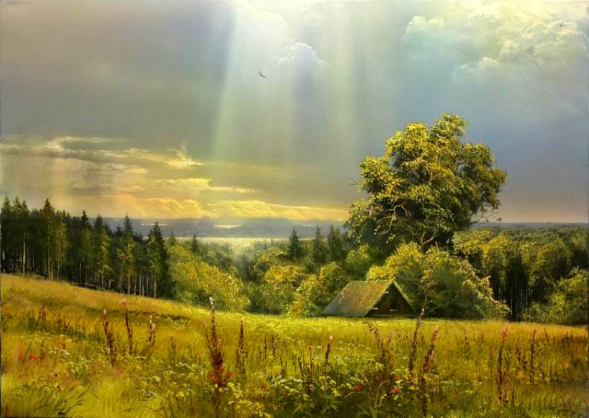 Невероятной красоты пейзажи белорусского художника живопись