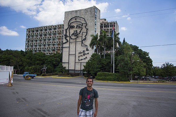 Che Guevara image in Havana, Cuba