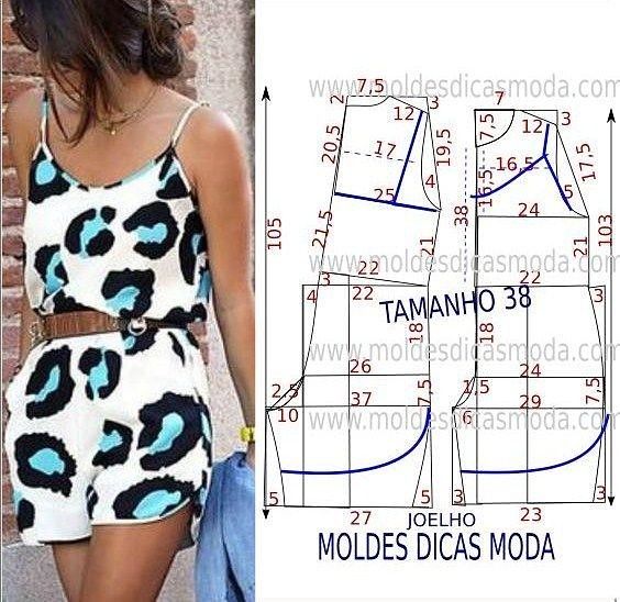 Моделируем летние комбинезоны с шортами Моделируем летние комбинезоны с шортами выкройка,летний комбинезон своими руками,одежда,своими руками