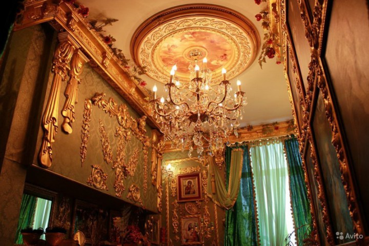 квартира отделанная золотом