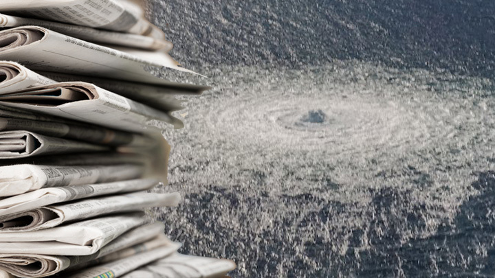 "Я ПОСТАВИЛ БЫ НА ТО, ЧТО ЭТО БЫЛИ МЫ". МИРОВАЯ ПРЕССА О ТЕРАКТАХ НА "СЕВЕРНОМ ПОТОКЕ"