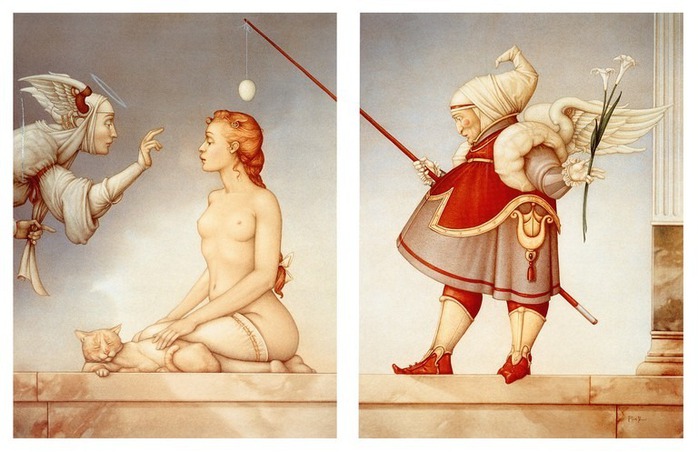 Магические картины Michael Parkes живопись